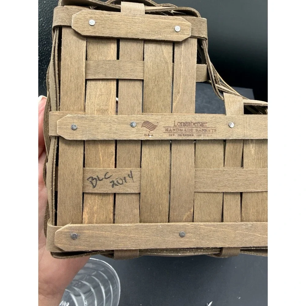 Longaberger 2014 Bee Basket 🧺🐝 w/ Protector – Retired Collectible